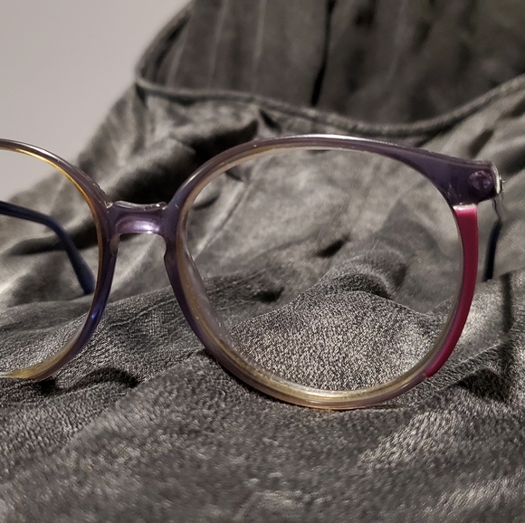Oversized purple vintage glasses - Picture 6 of 8